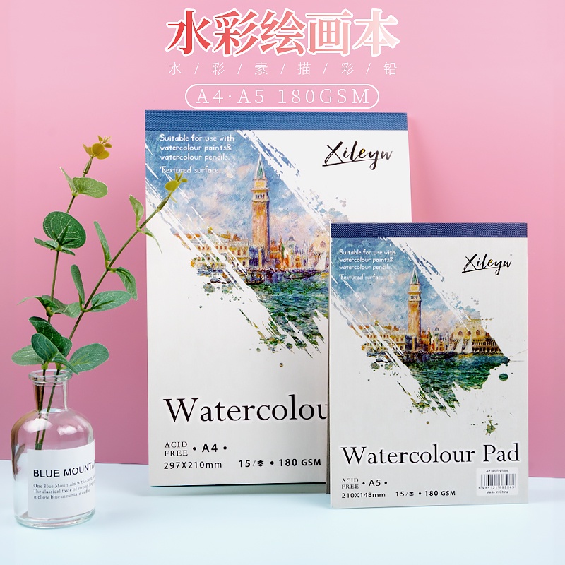 A4/A5 Watercolor Book/ Paper Student Painting Book Drawing Book Pigment  Graffiti Paper Art Supplies Special Paper Stationery - AliExpress