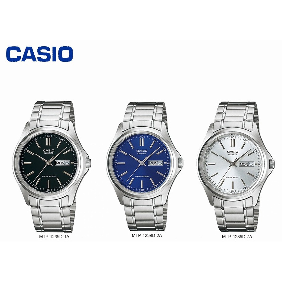 Casio mtp outlet 1239d