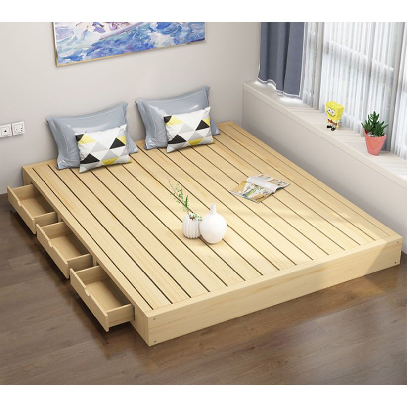 Japanese tatami bed deals frame