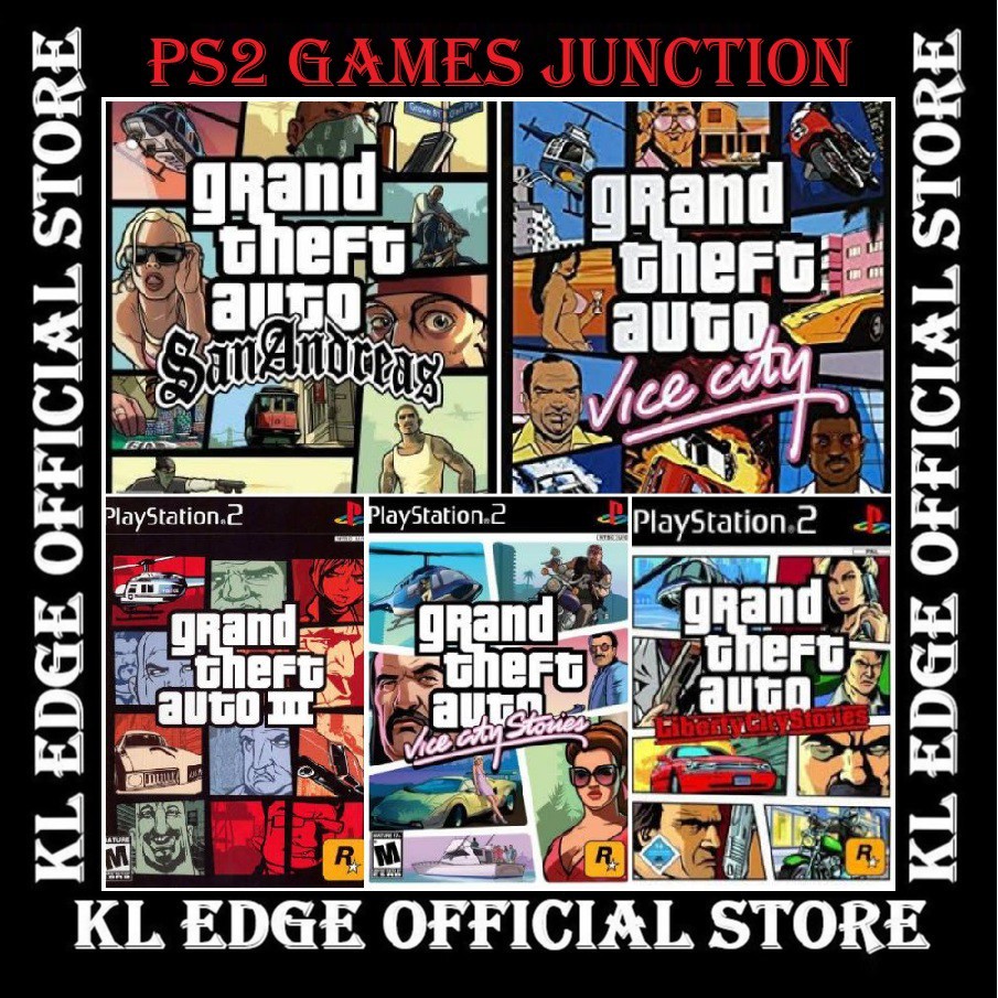 PS2 Game , All GTA Series Game / All Grand Theft Auto Series [Dvd Game] |  Shopee Malaysia