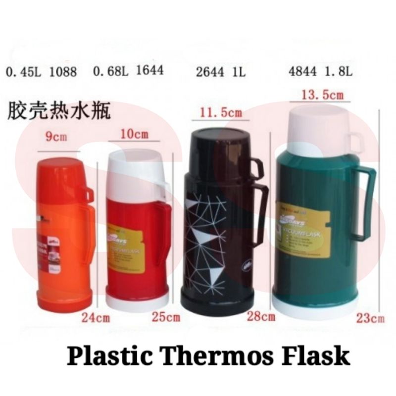 Plastic sales thermos flask