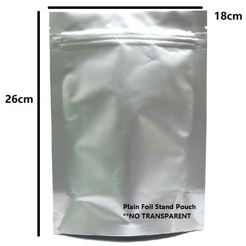 Aluminium sale zipper bag