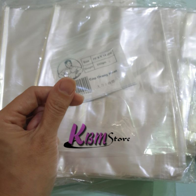 Transparent packing plastic bag multi sizes (250g) 透明光袋塑料文具文件袋子 bag plastik  kertas/ bungkusan