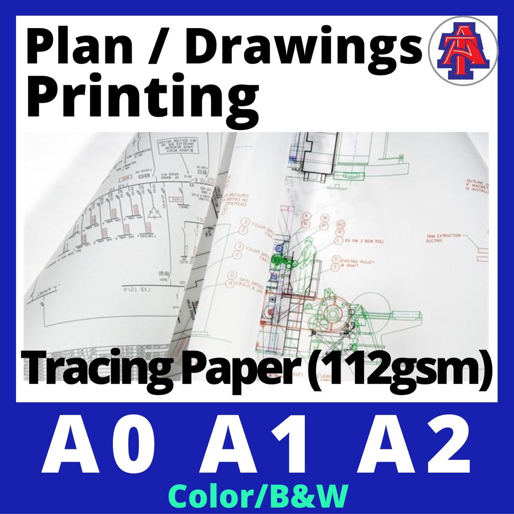 A4 80G White Copy Paper A1 Drawing Paper A2 Engineering Roll CAD