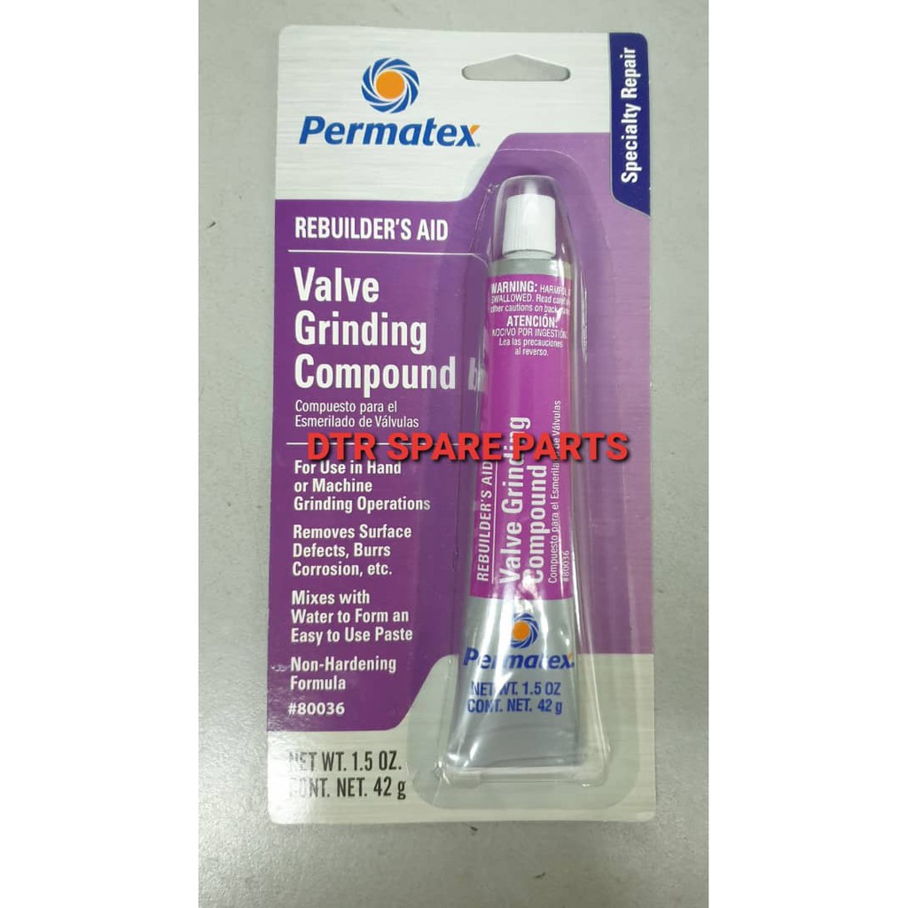 PERMATEX 2-PACK! Valve Grinding Compound Non-Hardening Compound