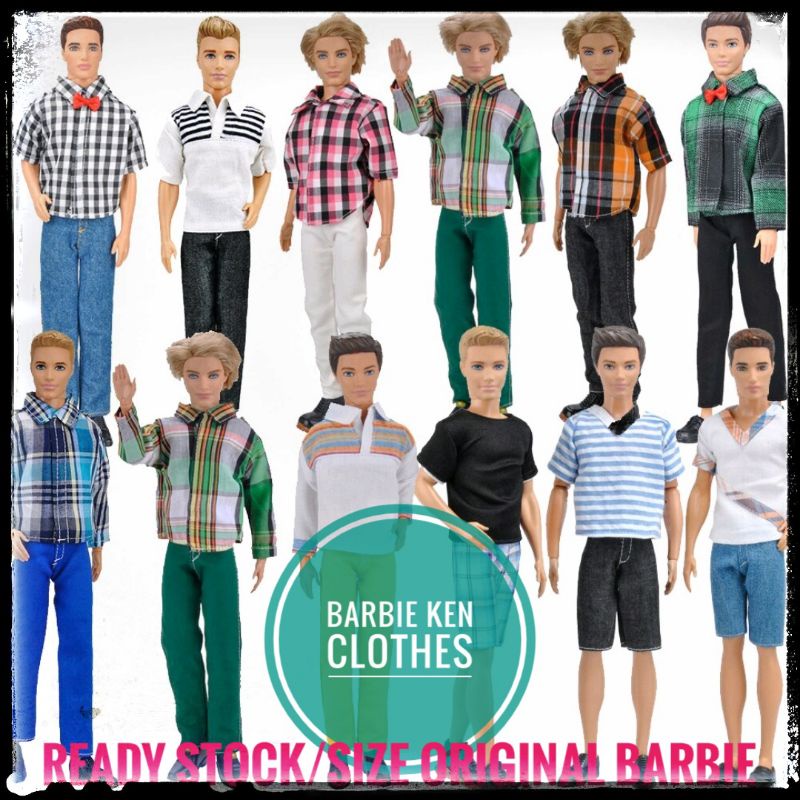 Clothes for best sale barbie ken doll