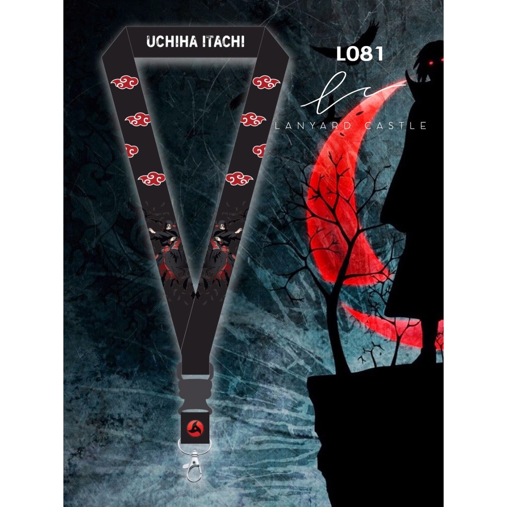 LANYARD UCHIHA ITACHI ANIME NARUTO LANYARD NECK STRAP L081 | Shopee Malaysia