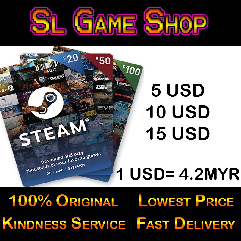 Cheapest Steam Gift Card 50 USD USA