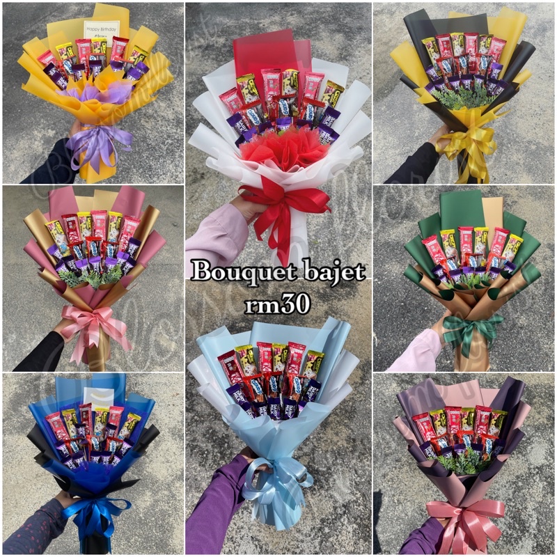 Bouquet Bajet RM30  Bouquet Coklat Bajet 