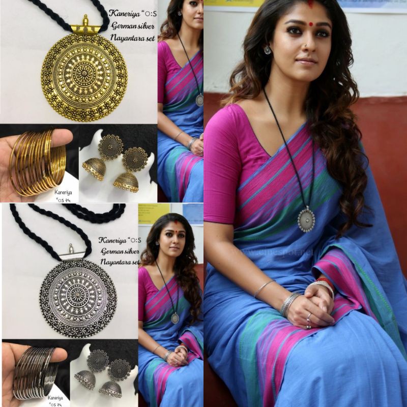 Nayanthara hot sale oxidised jewellery