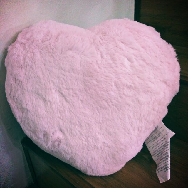 Pink Beating Heart Pillow Shopee Malaysia