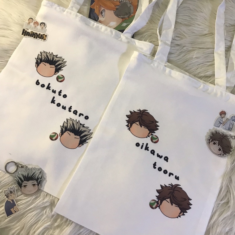 Tote discount bag haikyuu