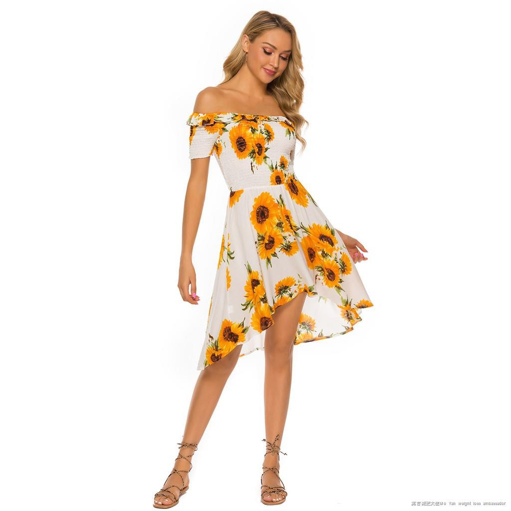 Sunflower off best sale the shoulder dress