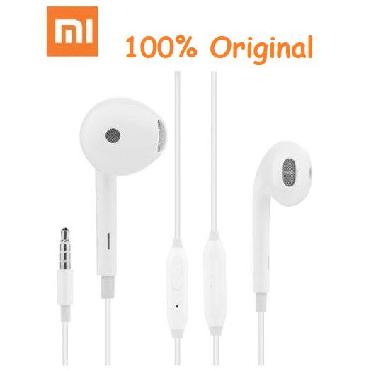 Original Mi Handsfree Xiaomi Redmi Super Bass In ear Earphone