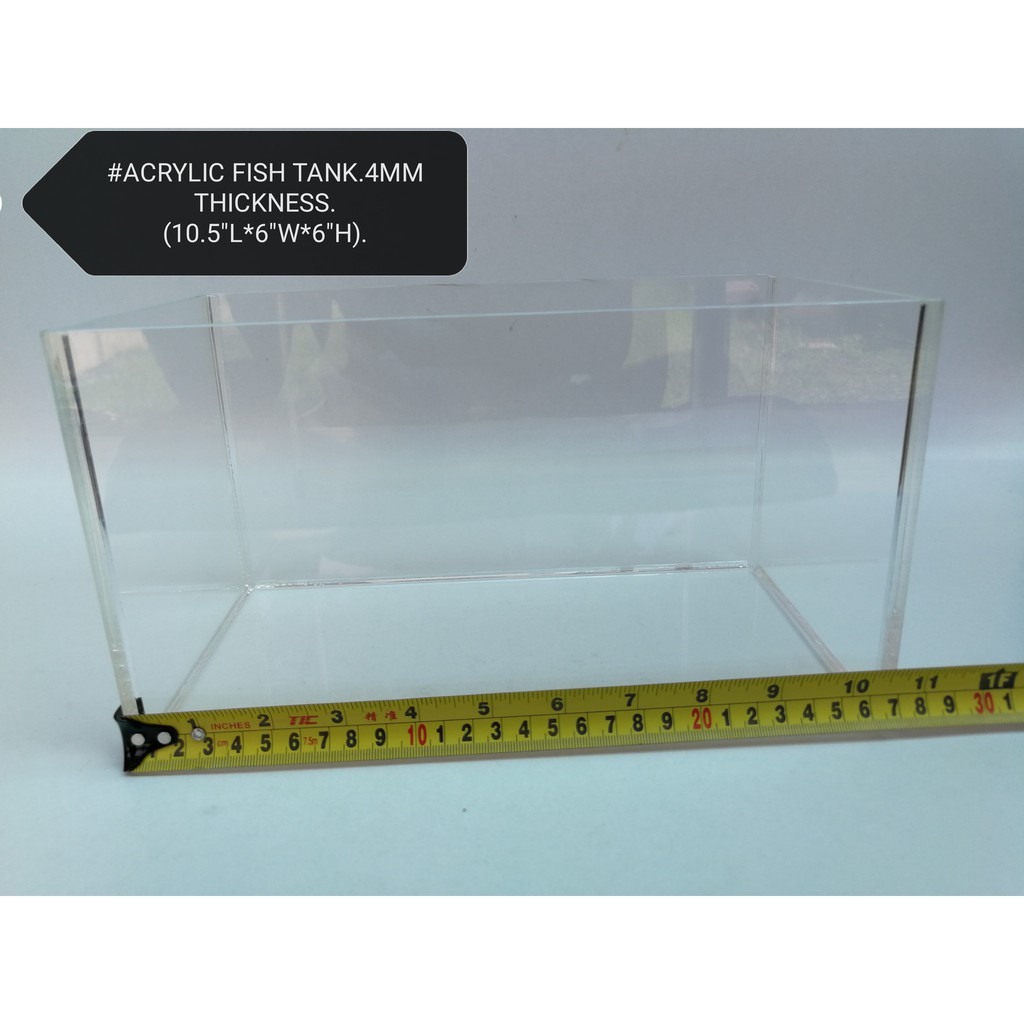 Acrylic fish outlet tank