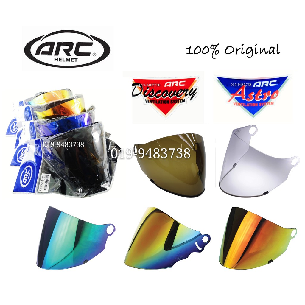 Visor hot sale helmet arc