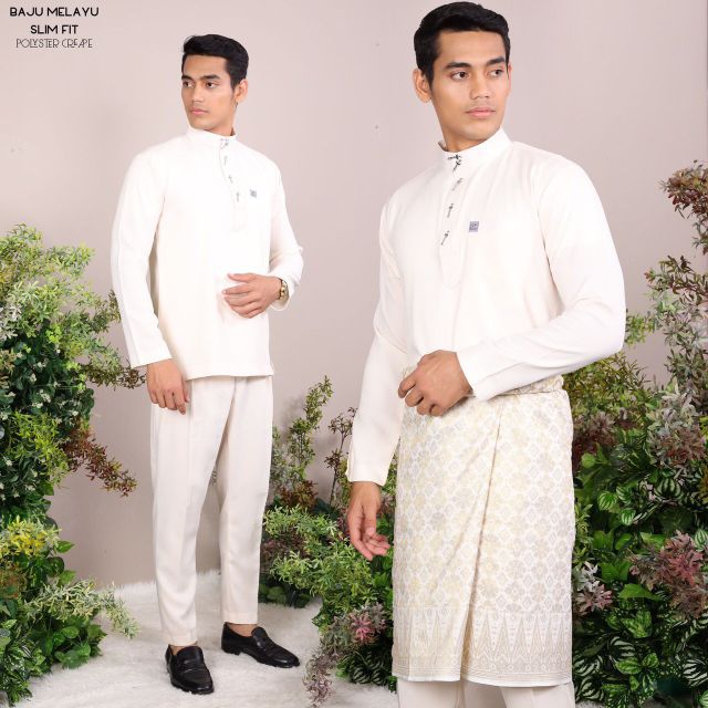 Baju melayu hot sale nikah slim fit