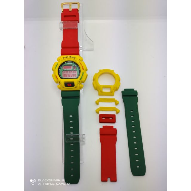 Band and Bezel DW9052 CUSTOM RASTA MATTE Shopee Malaysia