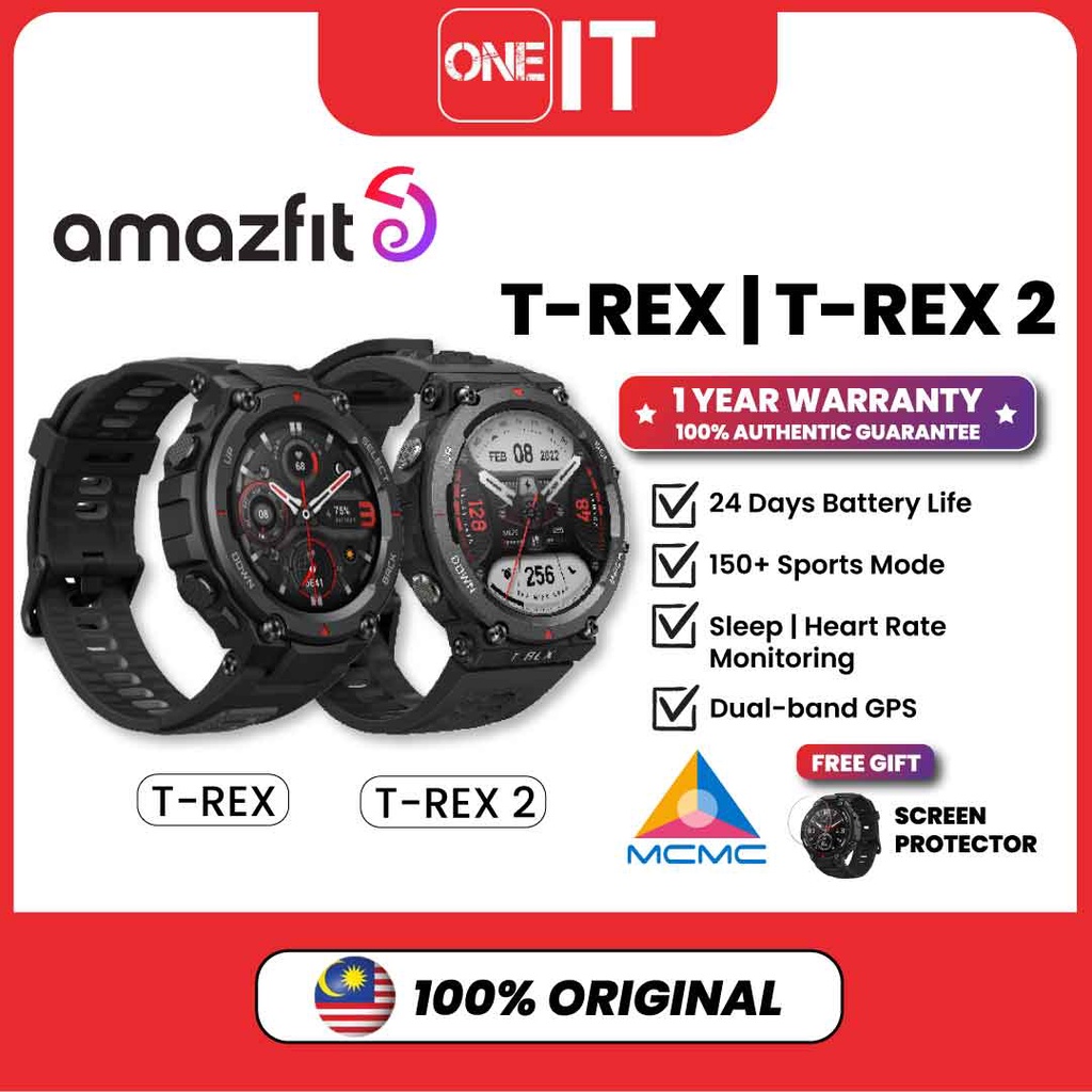 Amazfit T-Rex 2 Officially Lands In Malaysia For RM799 