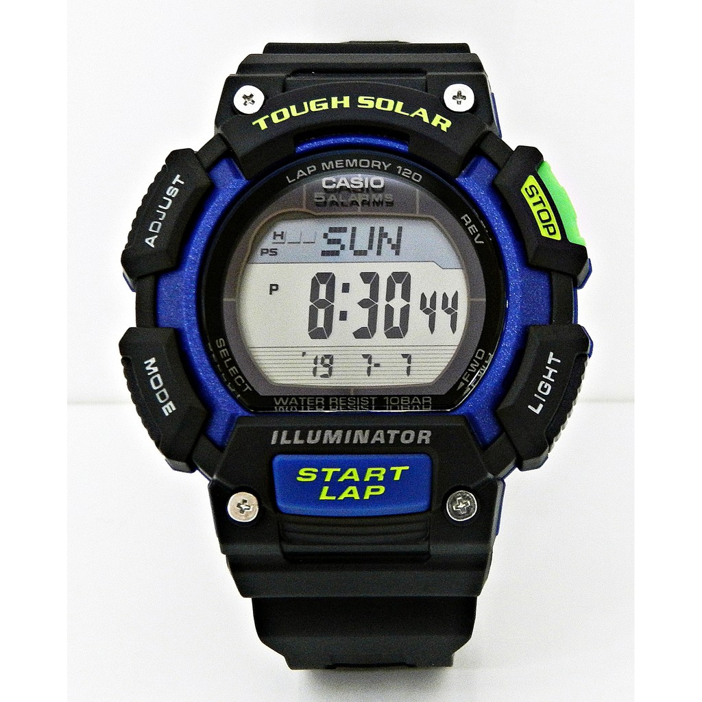 Casio tough solar lap best sale memory 120