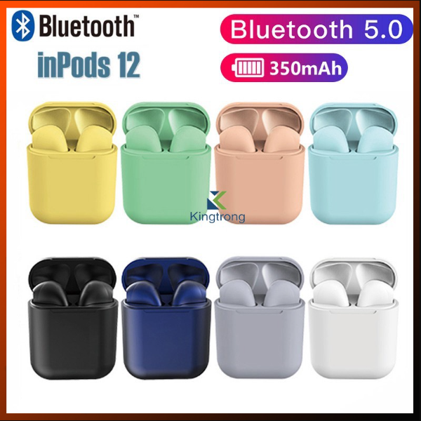 My Shop Original TWS i12 Wireless earphone Bluetooth Colorful HiFi