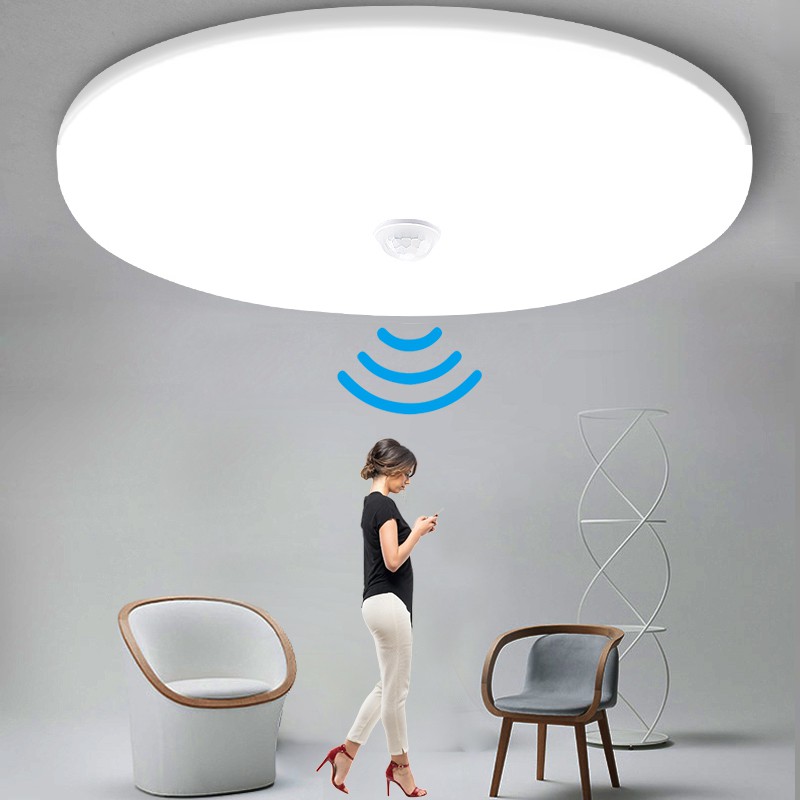 Motion Sensor Led Ceiling Light Fixtures Surface Mounted Ceiling