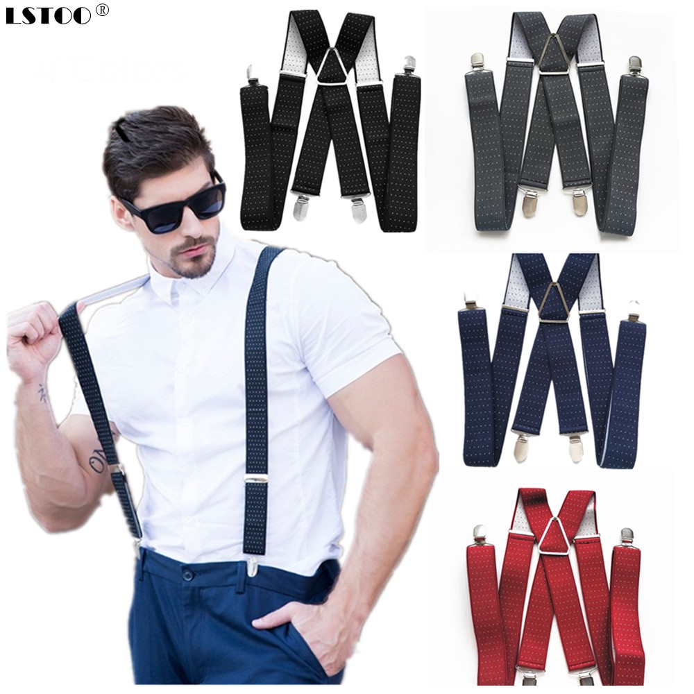 Men's Unisex Clip-on Braces ElasticRainbow Skull Suspender Y-shape  Ajustable