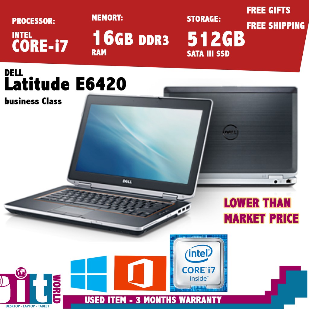 Dell latitude sale e6420 core i7