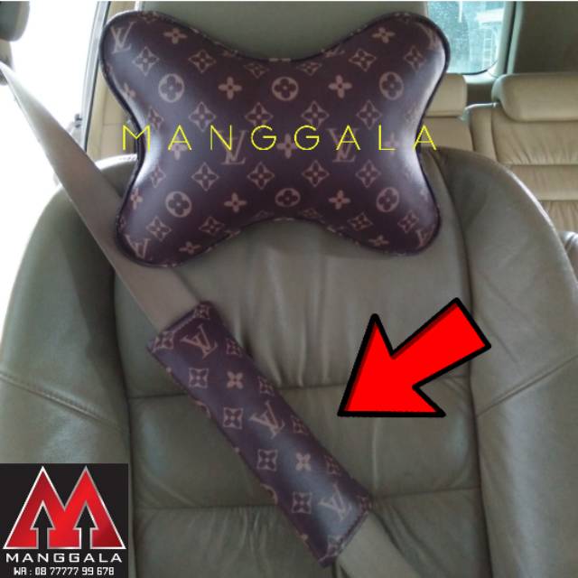 Lv Brown Car Safety Pad Seat Belt Cover