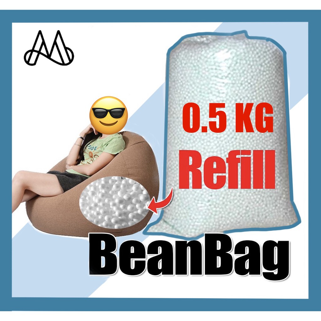 0.5KG (Poly Foam Polystyrene BEADS)Bean Bag Refill/Beads Fiber