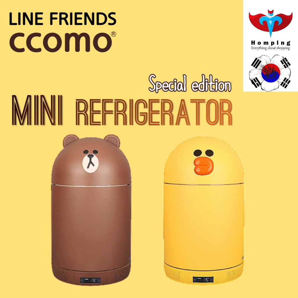 Keep Your Drinks Cold in This Adorable Line Friends Mini Fridge