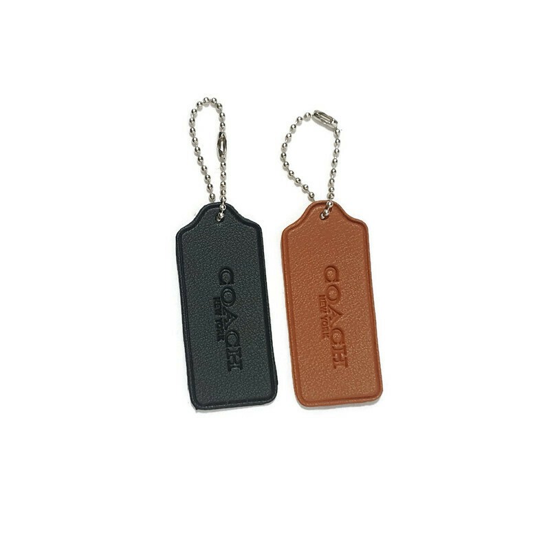 Coach store bag tag