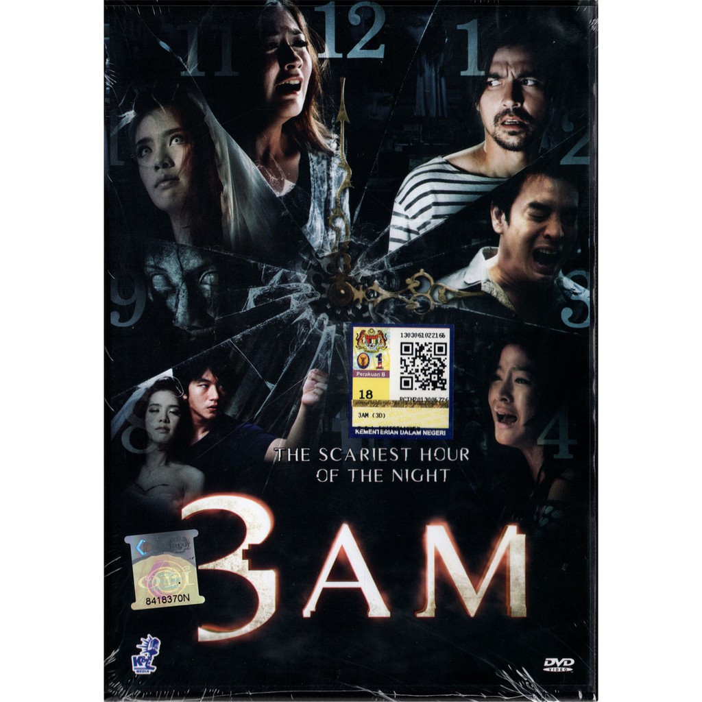 DVD THAILAND HORROR MOVIE THE SCARIEST HOUR OF THE NIGHT 3 AM