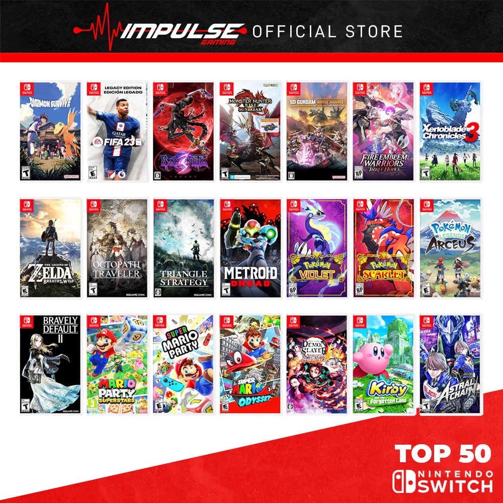 Popular games on on sale the nintendo switch