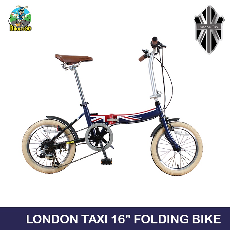 London taxi folding 2025 bike 16 inch