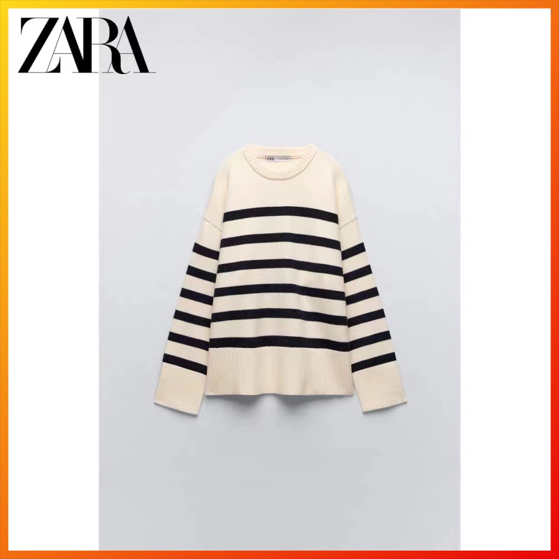 Striped sweater zara sale