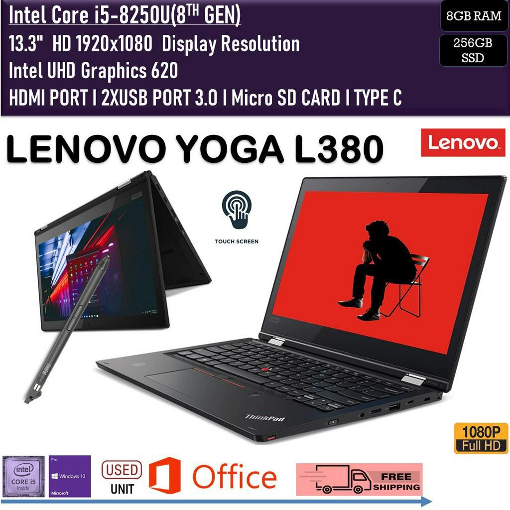 Lenovo ThinkPad L380 Yoga 13.3” Touch FHD, Quad-Core™/Lenovo BUSINESS LAPTOP  THINK PAD x1 Tablet /