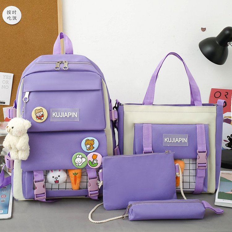 Korean Style Backpack School Bag Beg Sekolah Casual Bag Beg