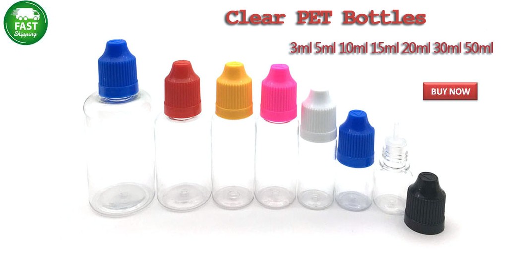 20X 10ml 20ml Empty Plastic Glue Bottles With Screw-On Lids Squeeze Bottles