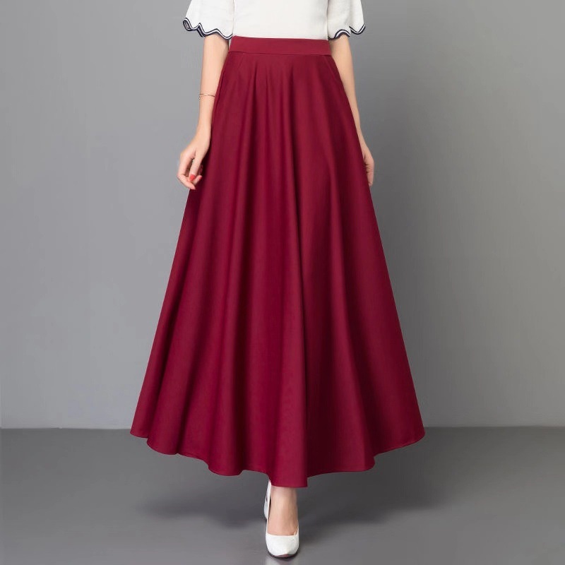 High waisted clearance long skirts 3xl