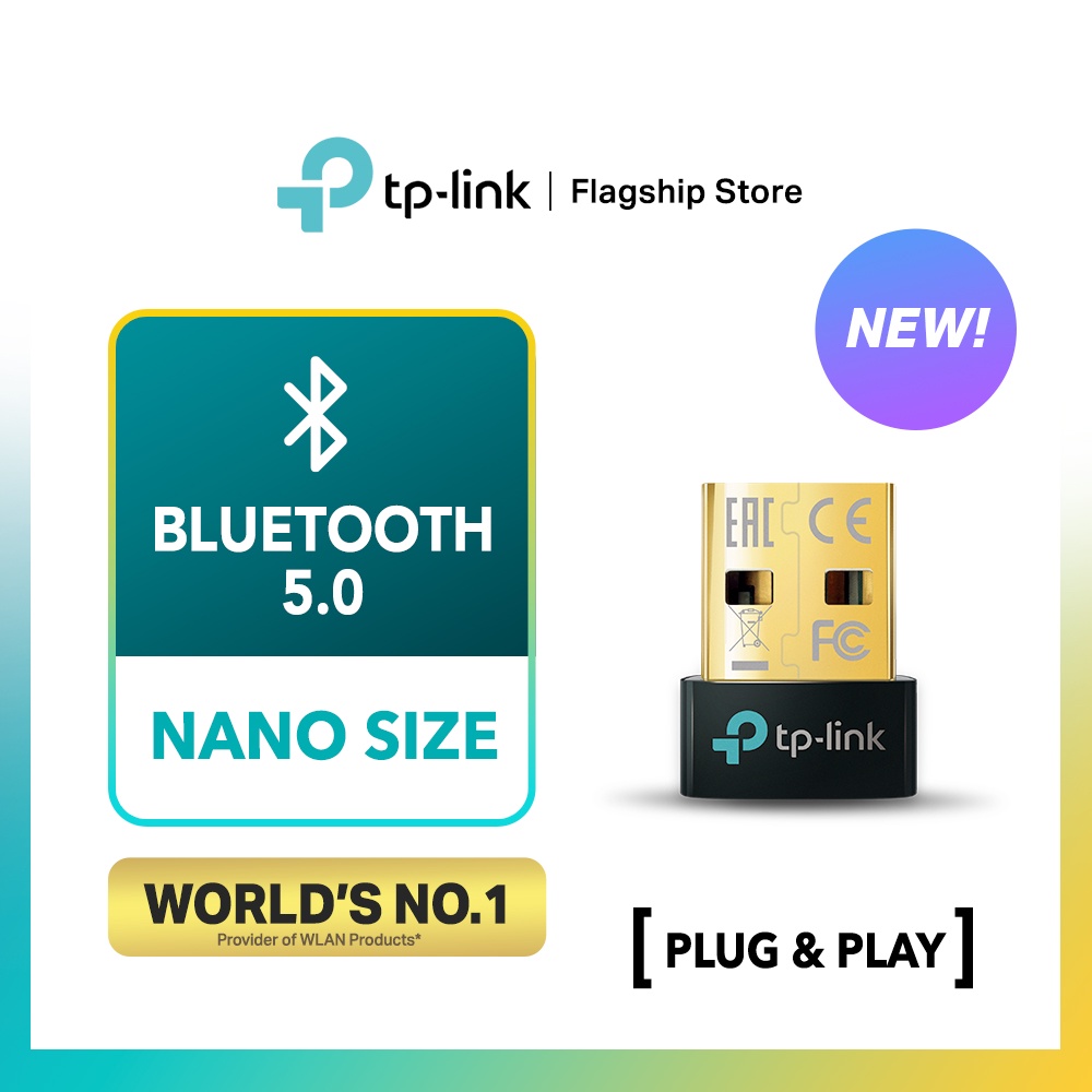 TP-Link USB Bluetooth Adapter for PC(UB400), 4.0 Bluetooth Dongle Rece