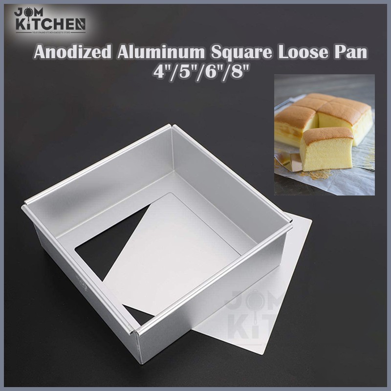 Square loose clearance bottom cake tin