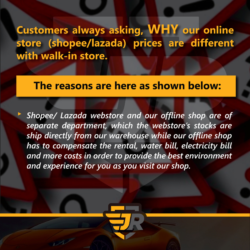 JR Performance Concept , Online Shop | Shopee Malaysia