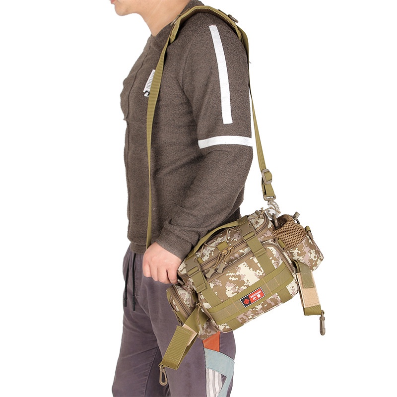 Outdoor Bag Fishing Waterproof Tackle Fishing Bag Waterproof Outdoor  CamouflageBox Waist Shoulder Carry Handbag / bag