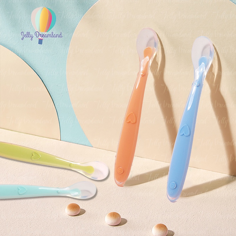 New 6 Pack Silicone Baby Spoons First Stage Infant Spoons Set Soft Food  Grade Silicone Self Feeding Spoons Stage 1 and Stage 2 - AliExpress