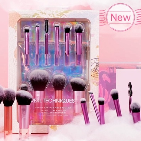 Real Techniques Travel Fantasy Mini Brush Set - Makeup Brush Set