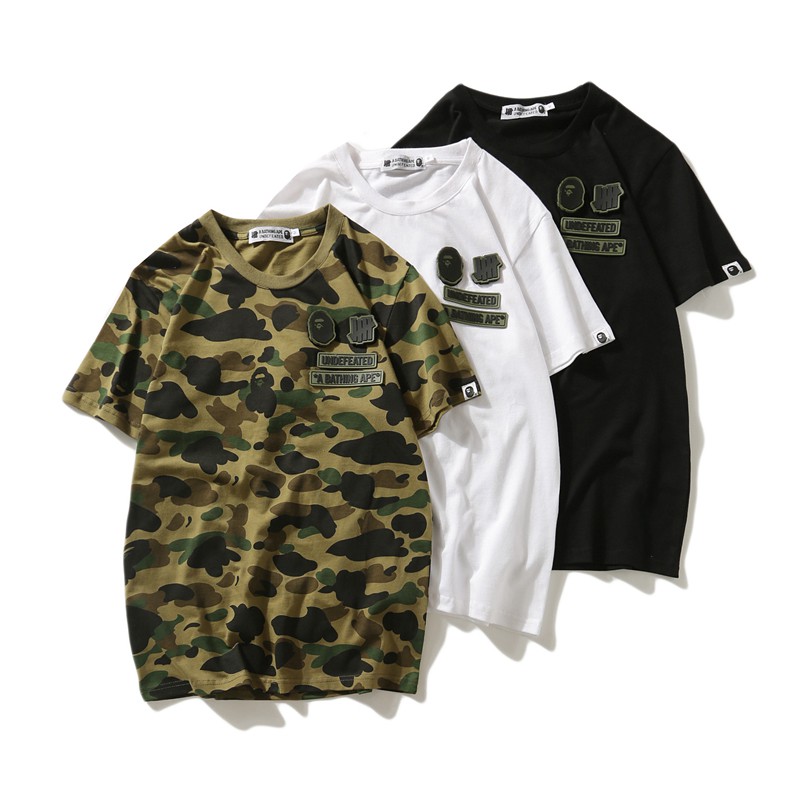 Undefeated x clearance bape t shirt