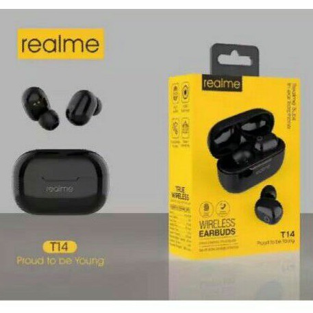 REALME T14 Wireless Bluetooth Earbuds Earphones Headset Shopee