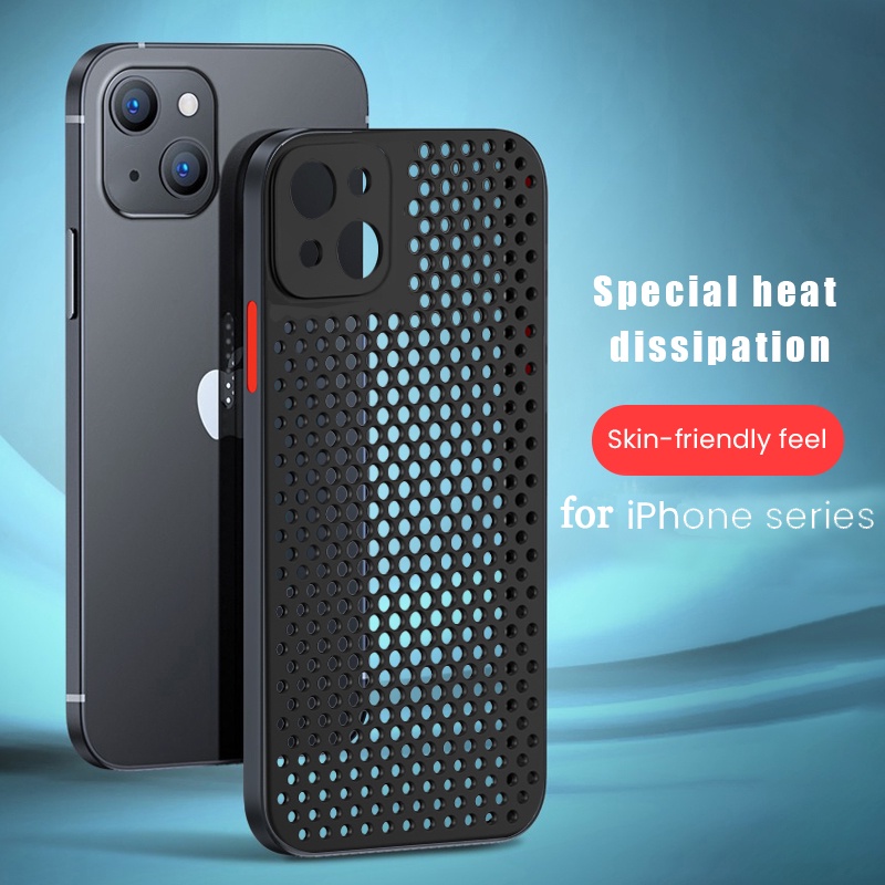 Heat Dissipation Breathable Cooling Case For iPhone 13 12 11 Pro