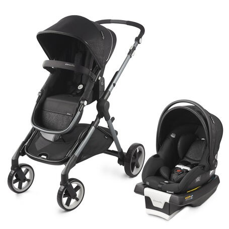 Pivot stroller hot sale and carseat